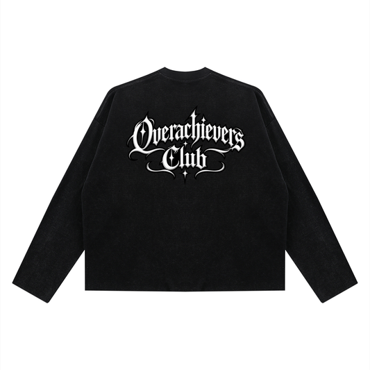 Youngboy' Vintage Wash Boxy Waffle Long Sleeve T-Shirt