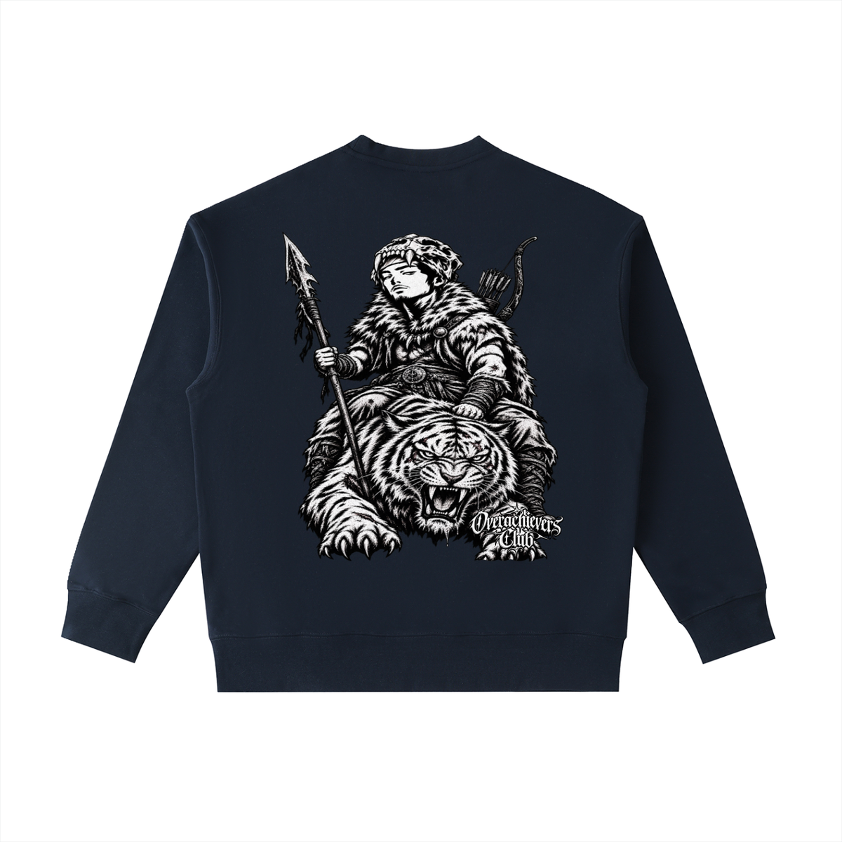 Overachievers Club' Patch Pocket Crewneck Sweatshirt