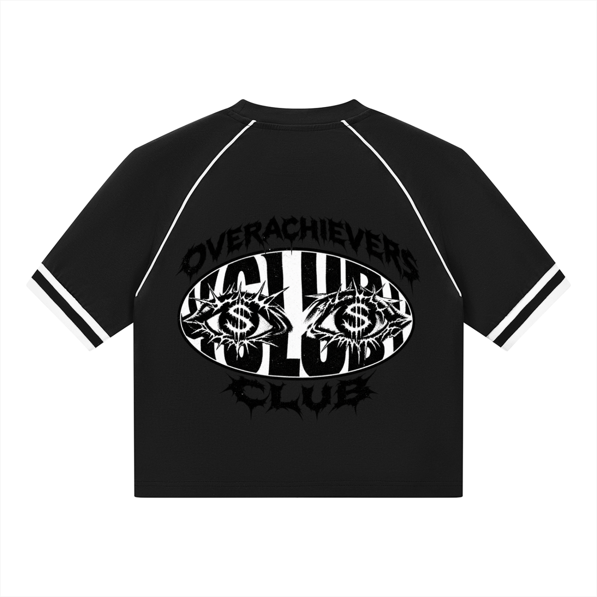 Overachievers Club' Women’s Raglan Ribbed T-Shirt