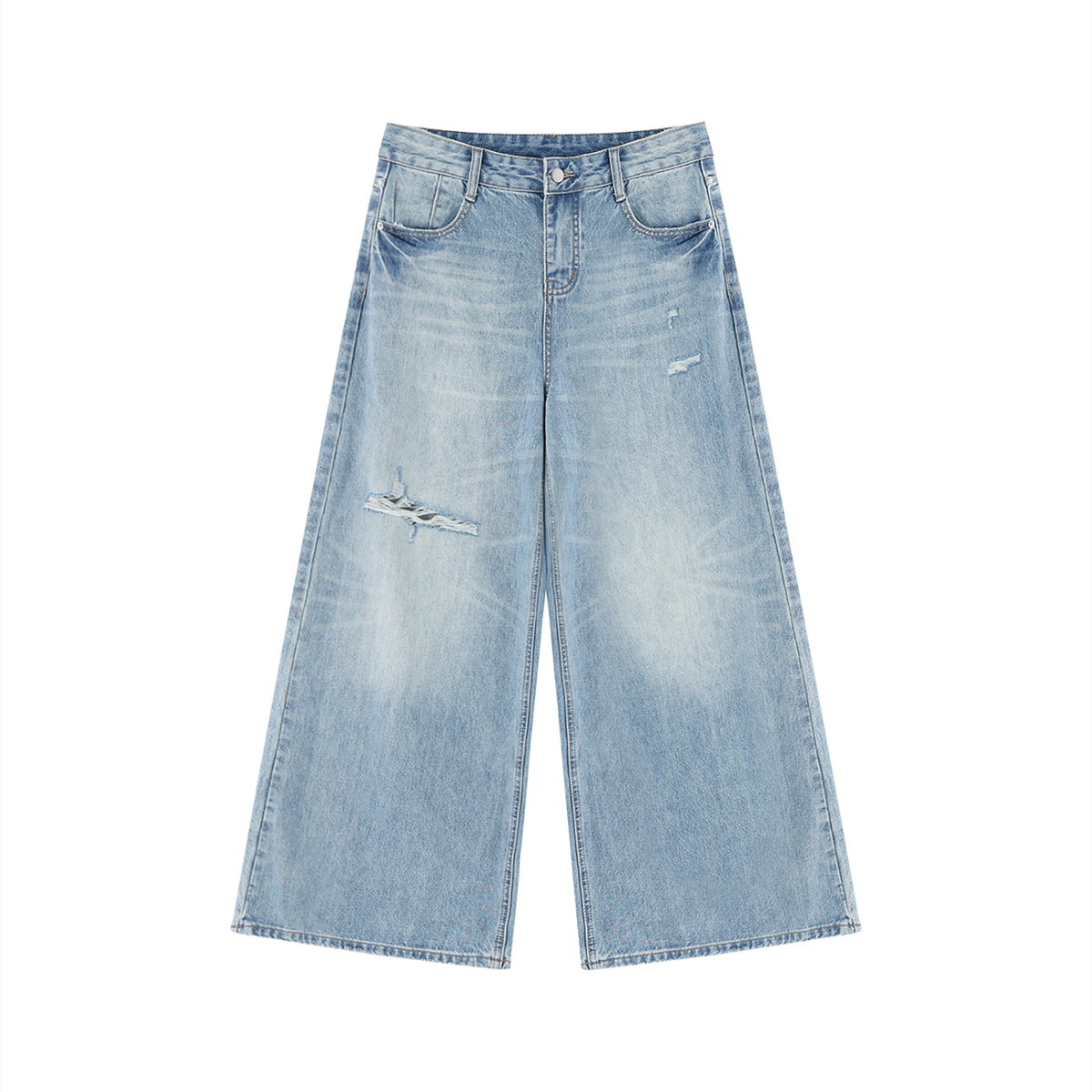 Women's Vintage Wash Distressed Jeans