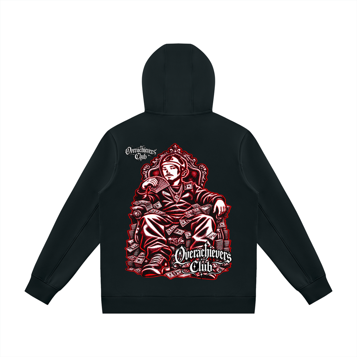 Overachievers Club' Full Zip Hoodie