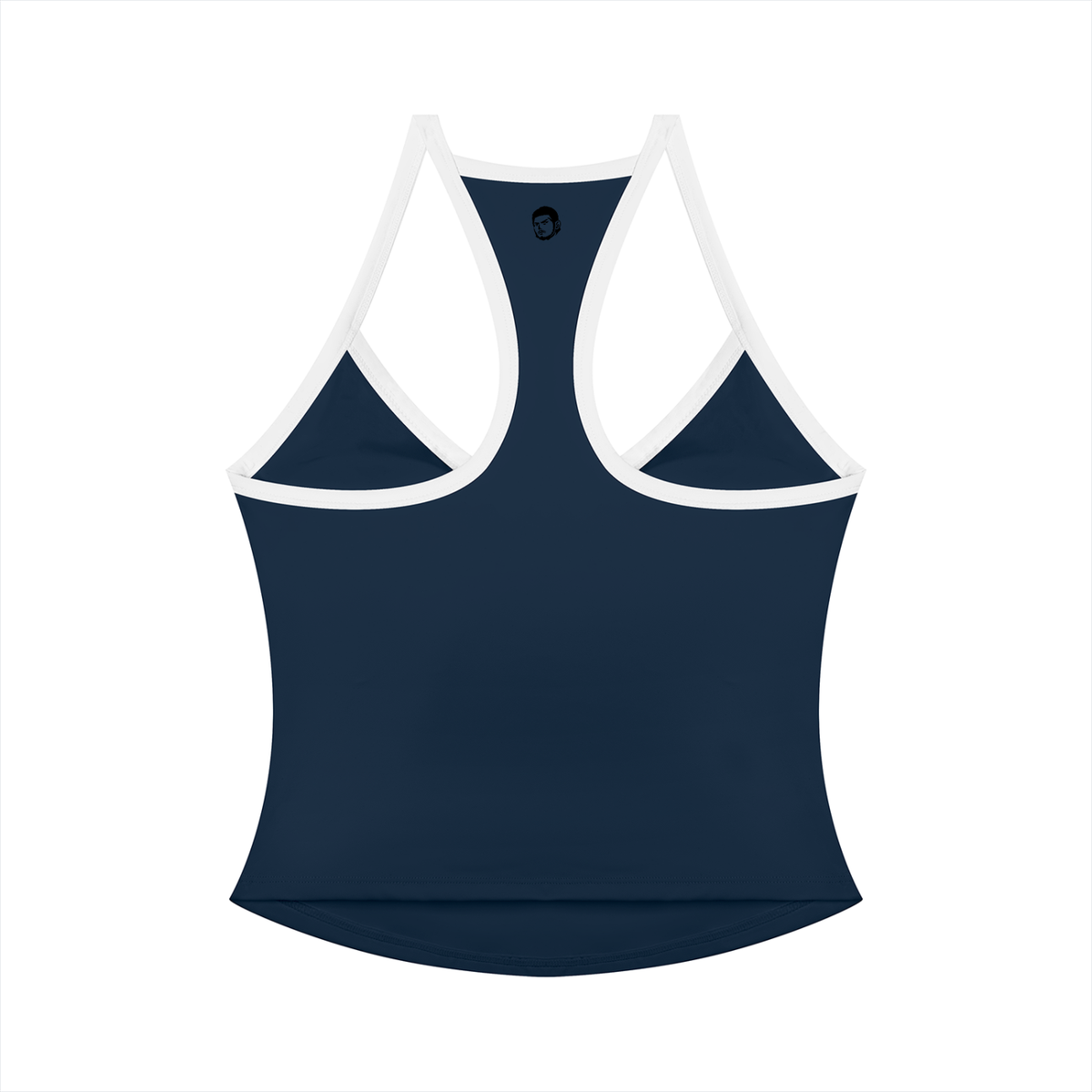 Women's Halter Color Block Yoga Sports Bra, Skirt & Tank Top Fit