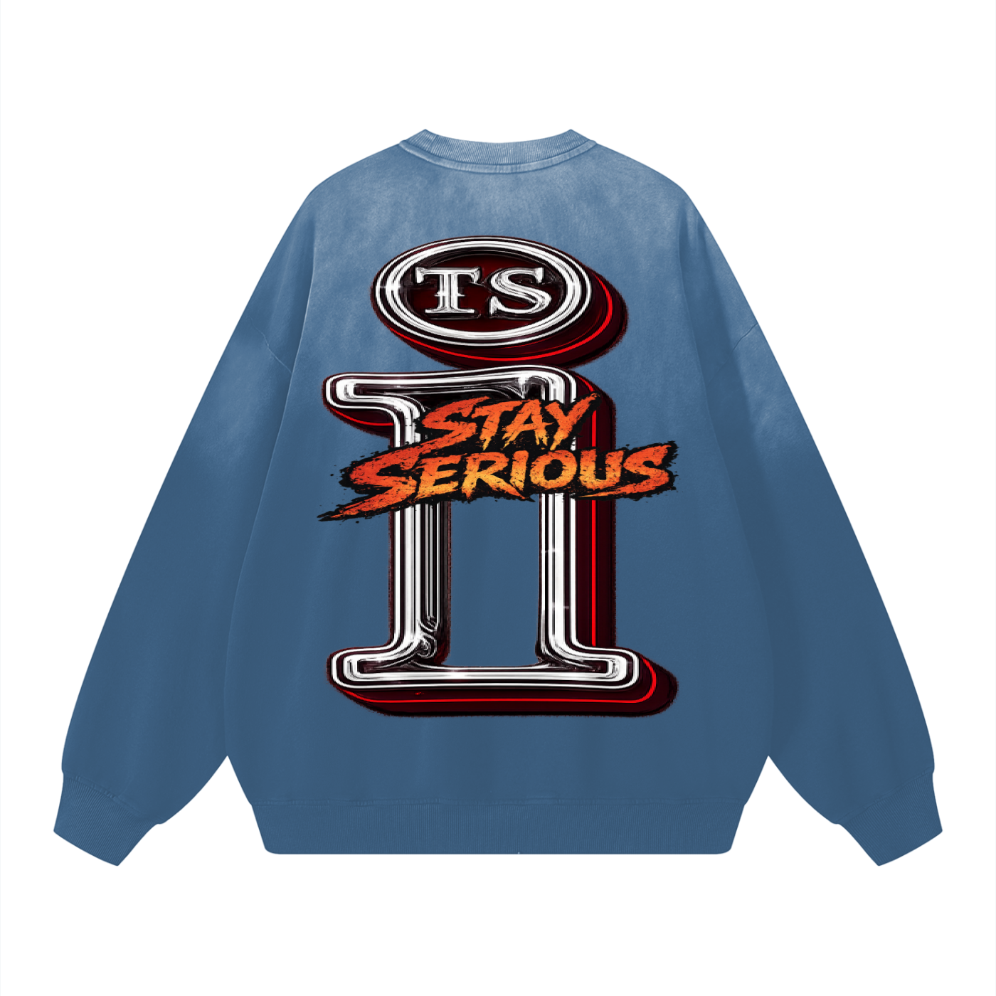 Sunfade Drop-Shoulder Cotton Sweatshirt