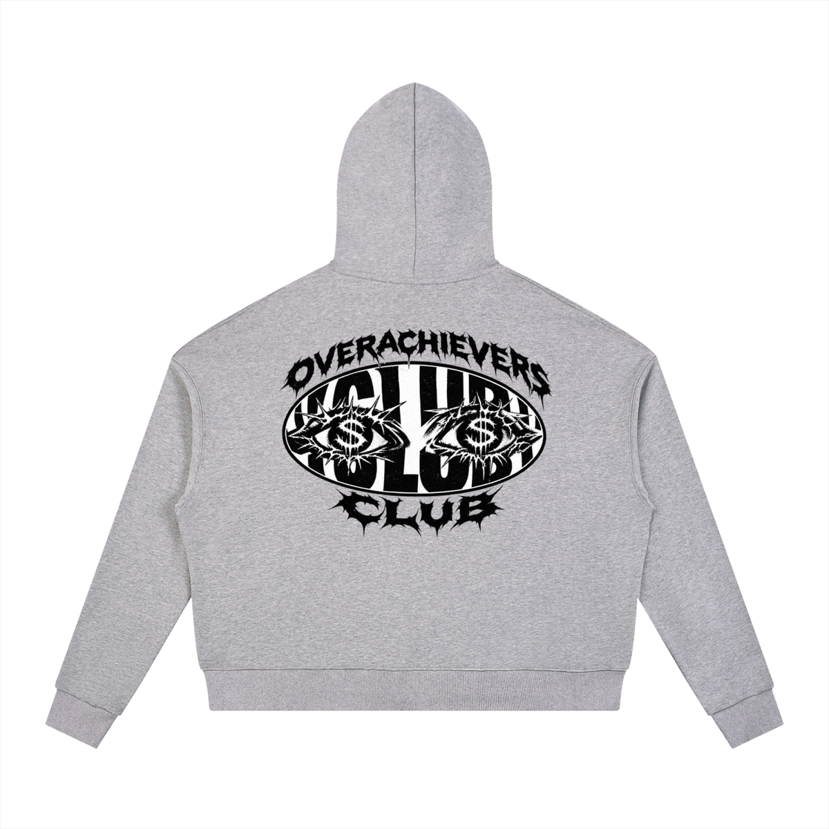 Overachievers Club' Contrast Drawstring Hoodie