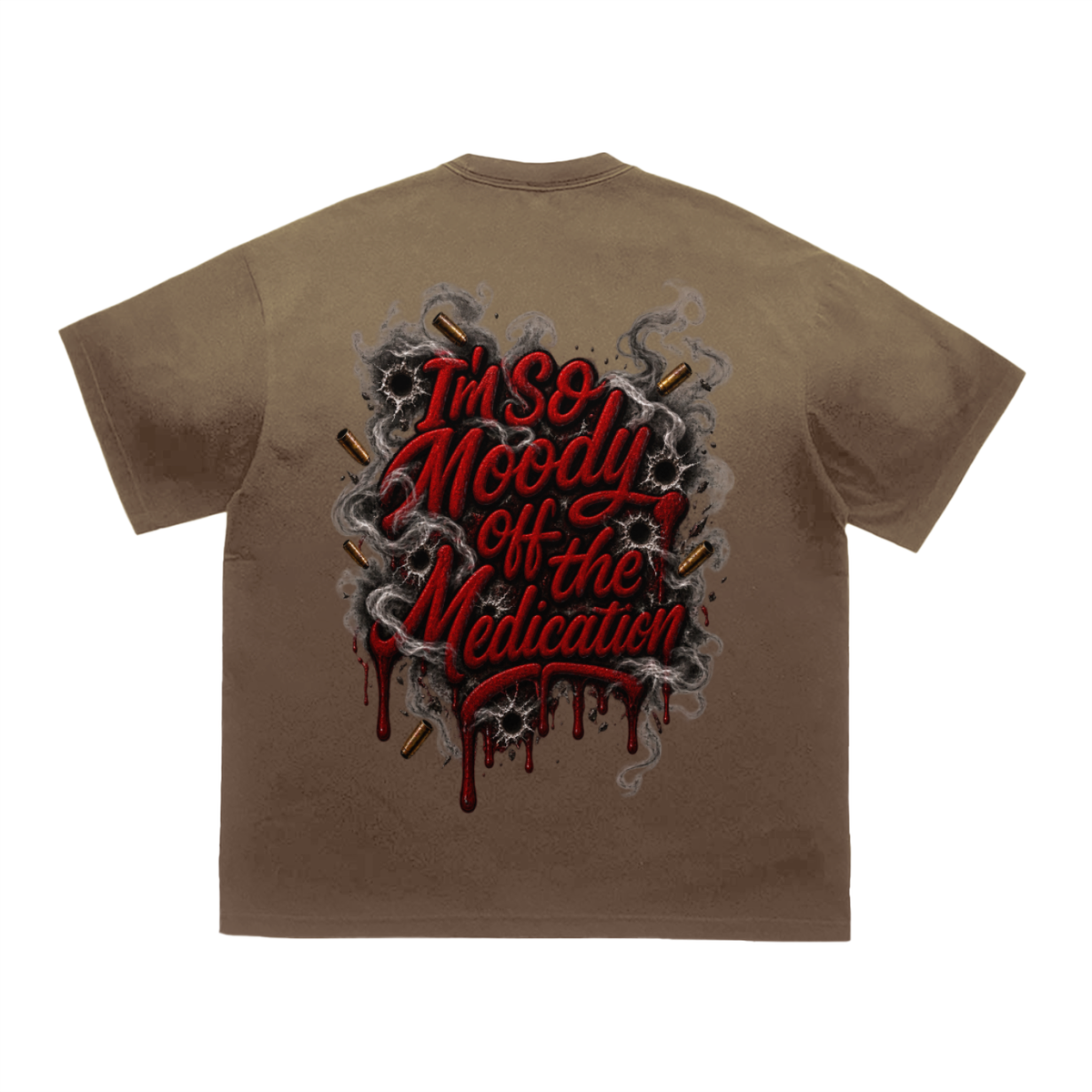 Durk' Tiger Stripe Gradient Washed T-Shirt