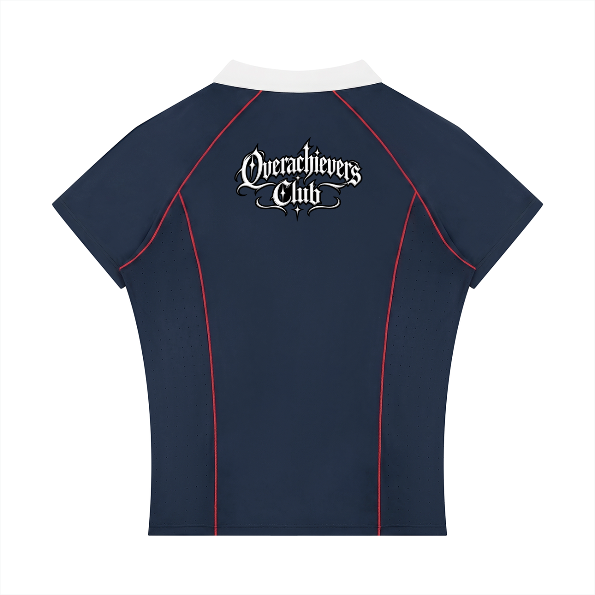 Overachievers Club' Women’s Slim Fit Quarter-Zip Polo Shirt