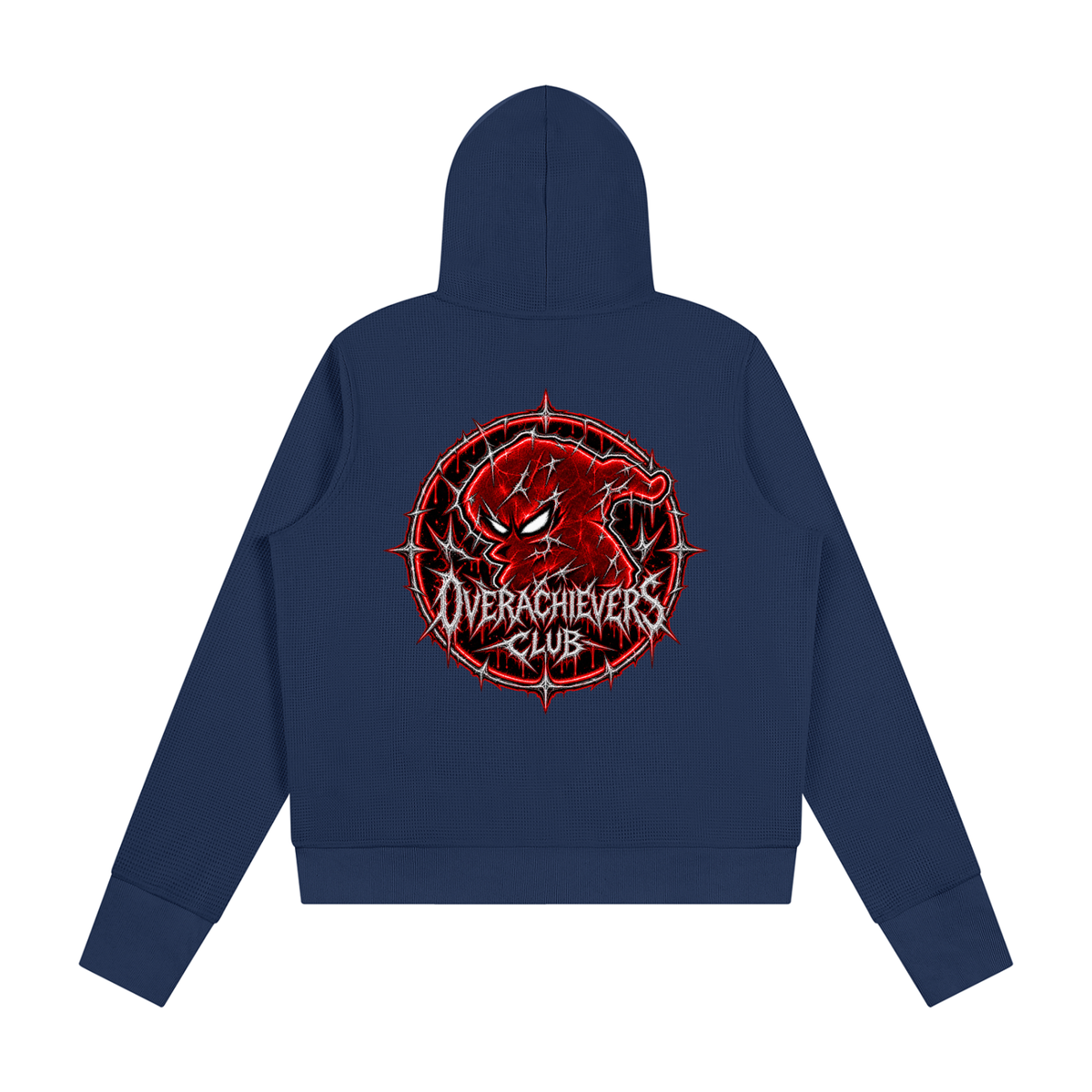 Overachievers Club' Women's Waffle Full Zip Hoodie
