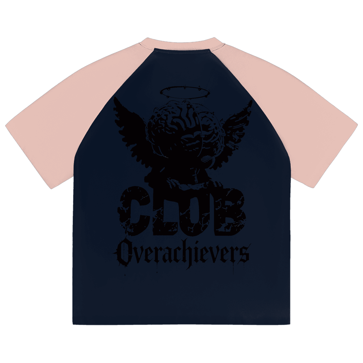 Overachievers Club' Color-Blocked Raglan T-Shirt