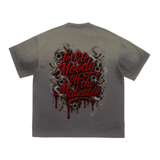 Durk' Tiger Stripe Gradient Washed T-Shirt