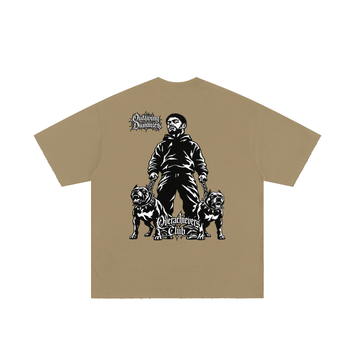 Overachievers Club' Hand-frayed T-Shirt