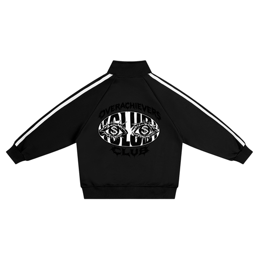 Overachievers Club' Kids’ Contrast Tape Coach Jacket & Sweatpant