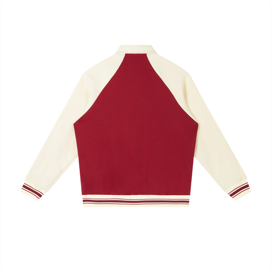Bones' Contrast Sleeve Baseball Jacket Fit