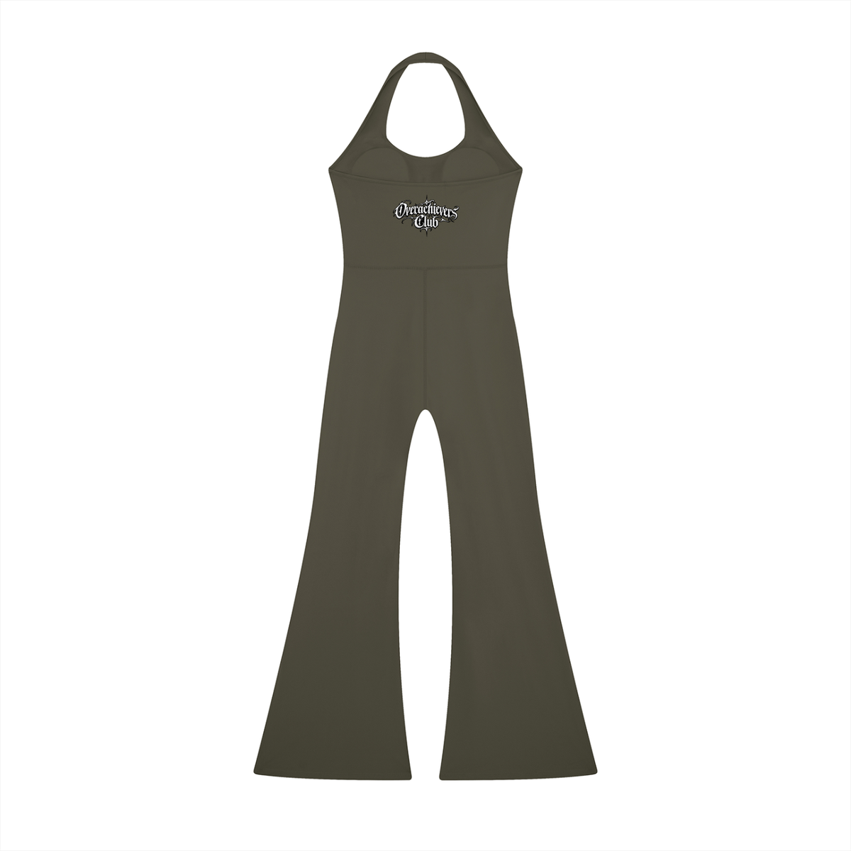 Overachievers Club' Women’s Halter Flared Jumpsuit