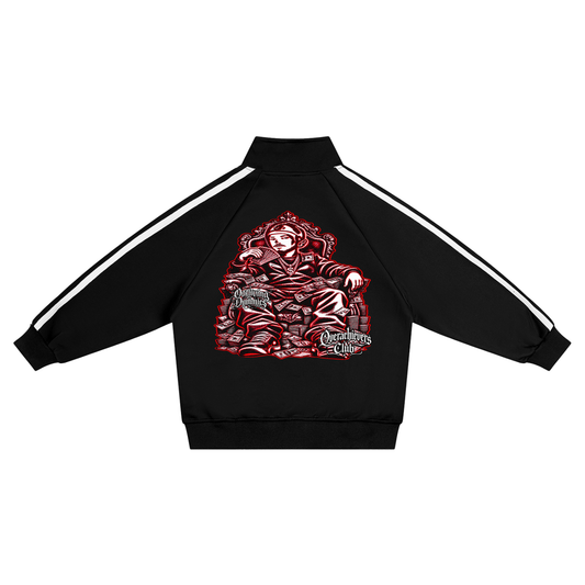 Overachievers Club' Kids’ Contrast Tape Coach Jacket & Sweatpant