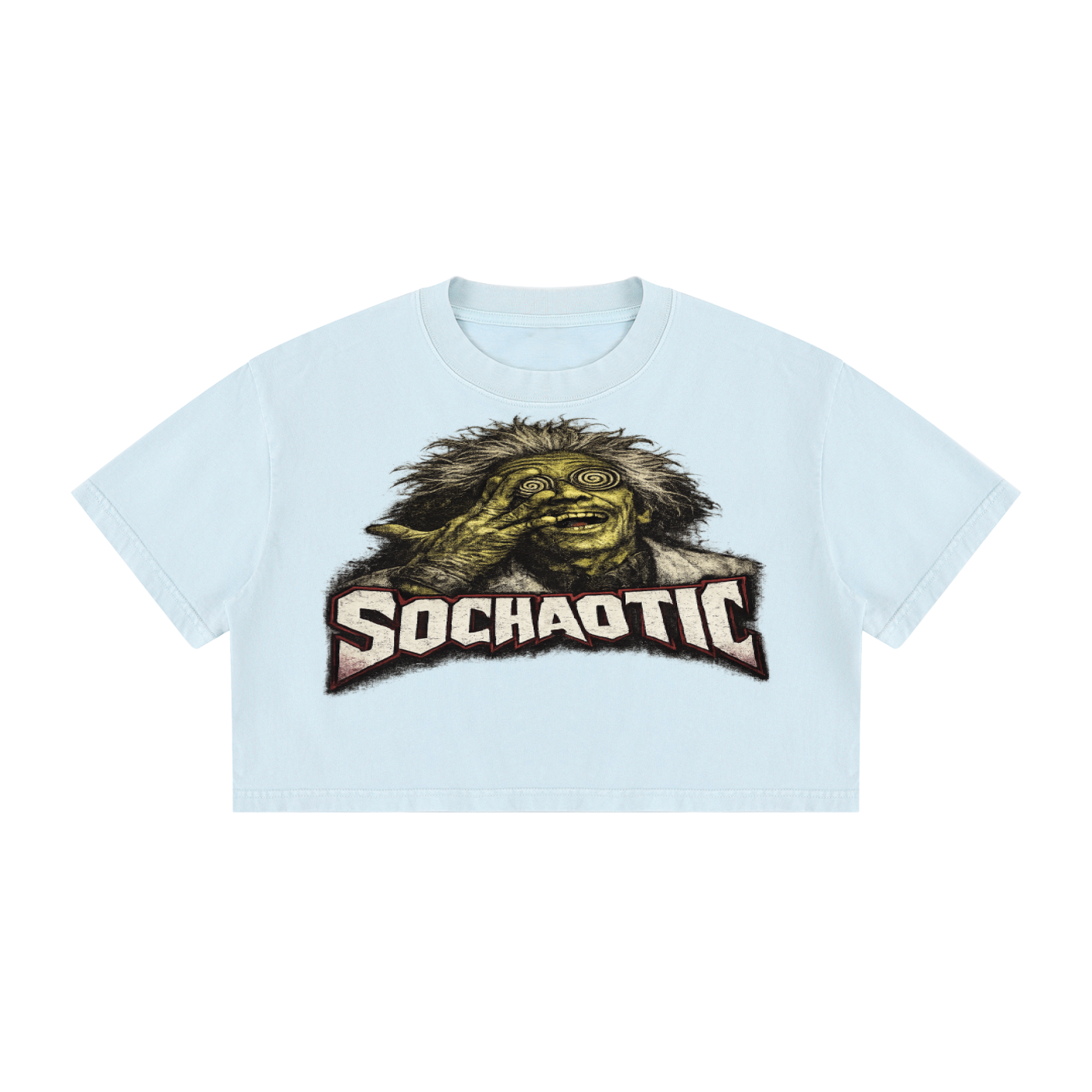 SoChaotic,Women,Crop,Tshirt,EvilScientist