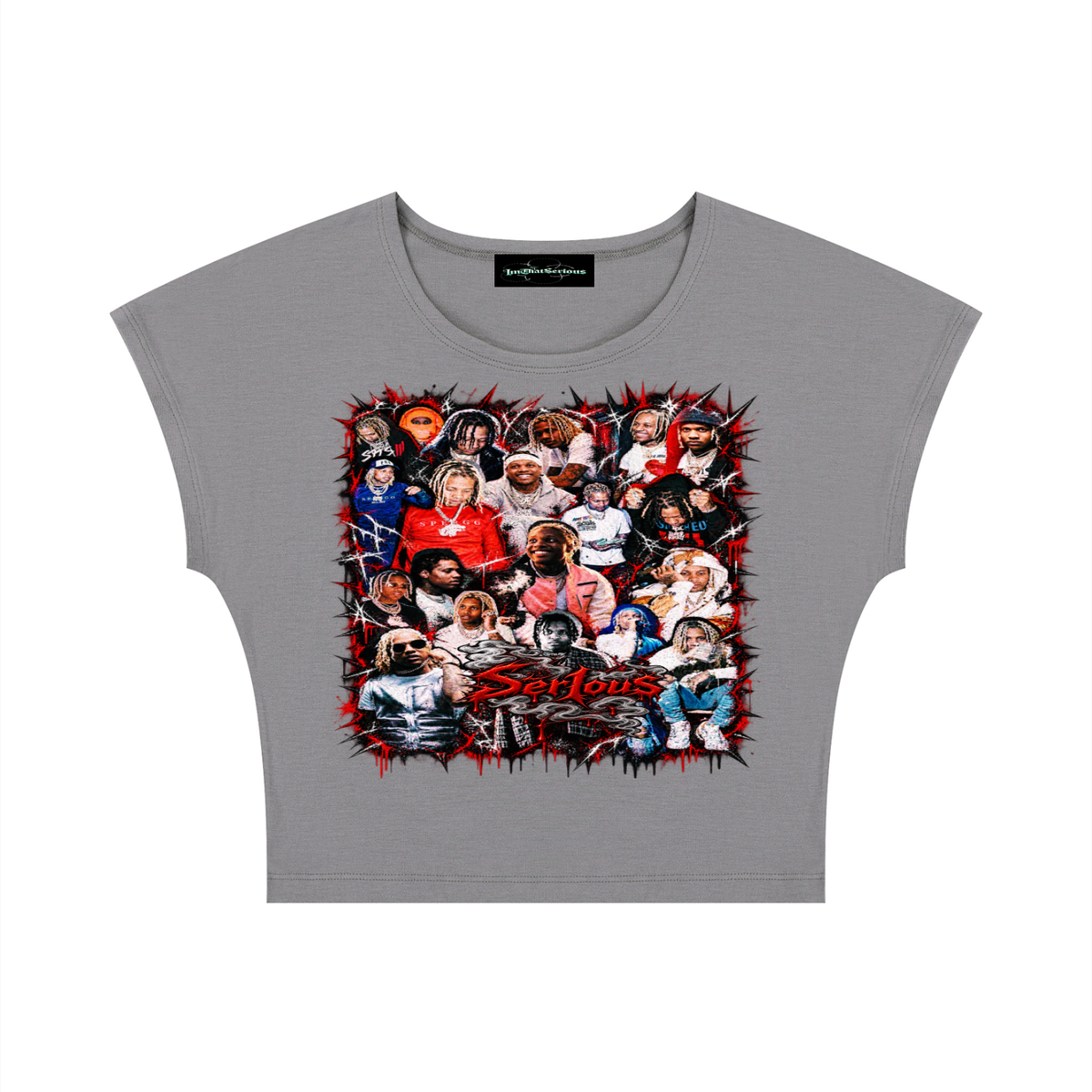 Durk' Women's Slim Crop T-Shirt