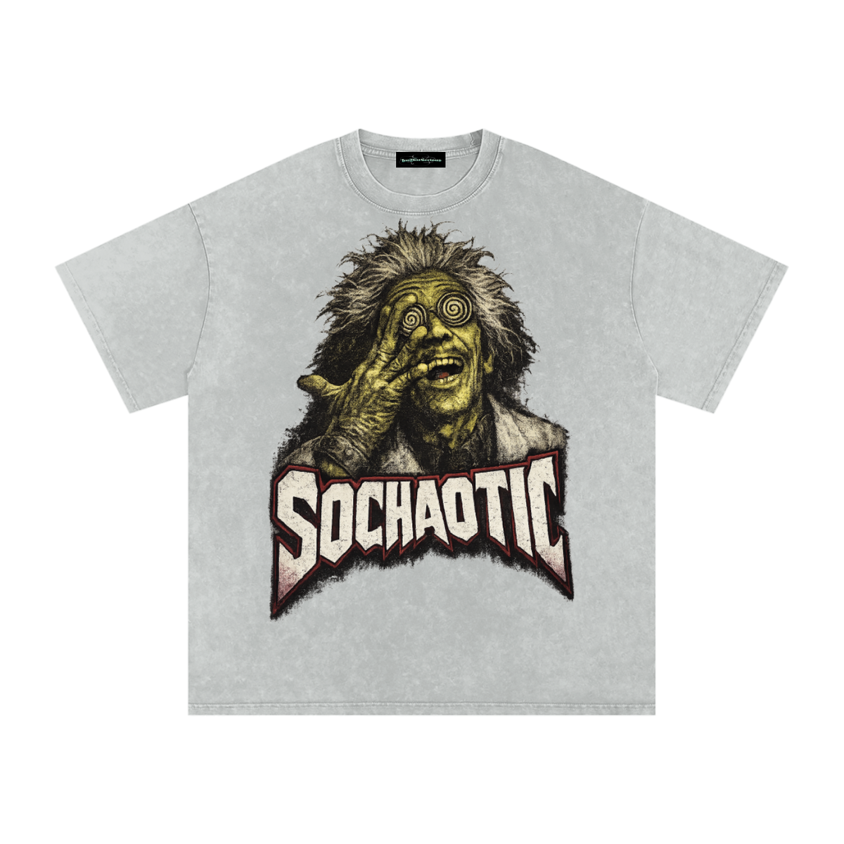 SoChaotic’ Snow Washed Oversized T-Shirt