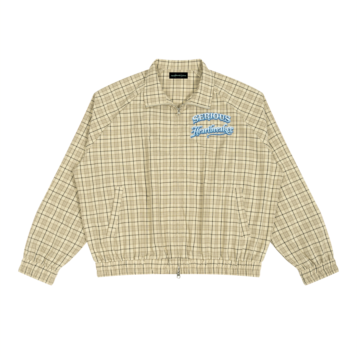 Heartbreaker' Plaid Full-Zip Track Jacket