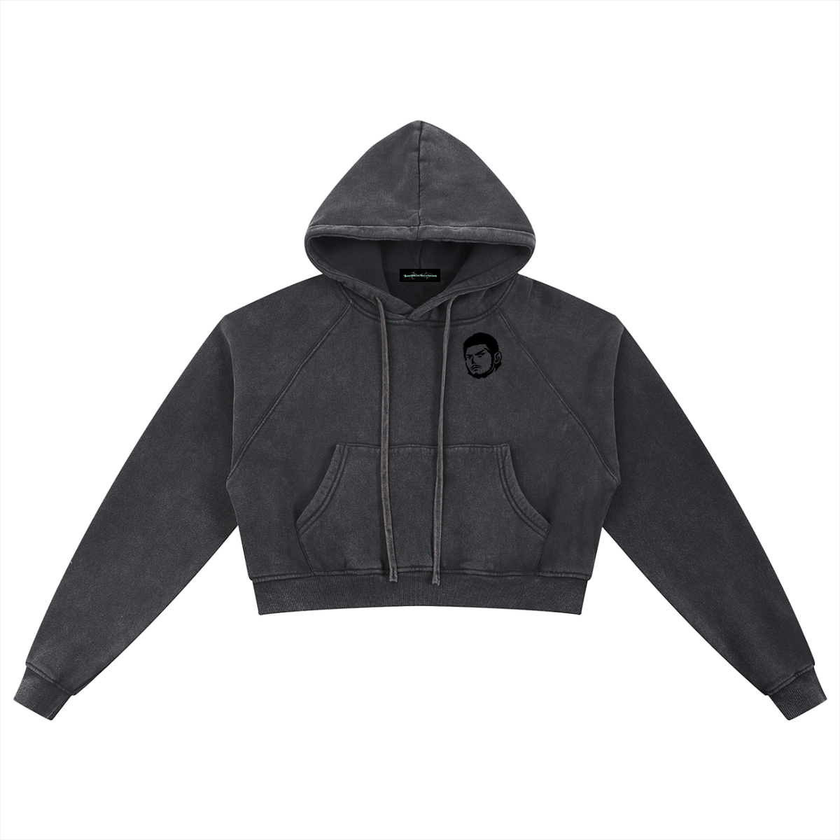 Overachievers Club' Snow Washed Cropped Hoodie & Sweatpants