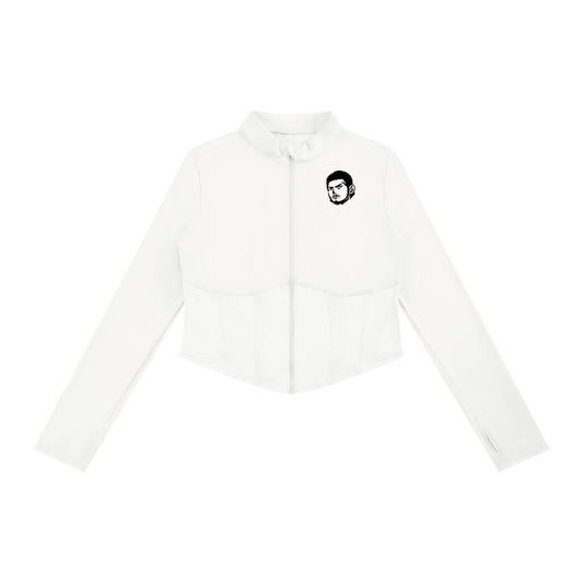 Overachievers Club' Women's Slim Fit Full-Zip Yoga Jacket