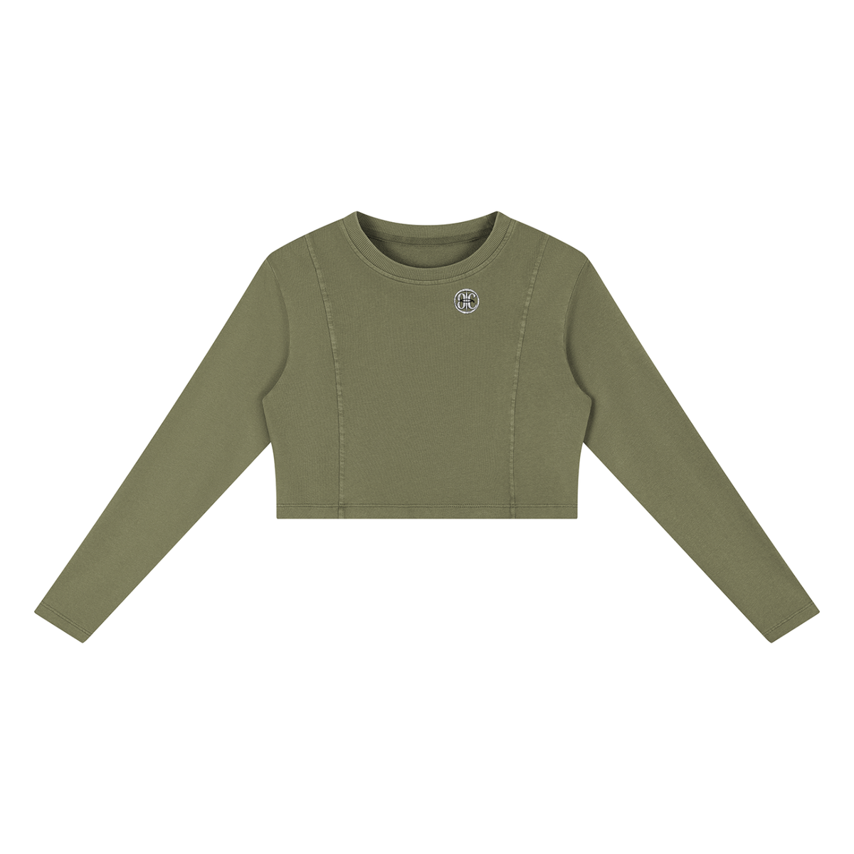 Overachievers Club' Women's Mineral Wash Crop Sweatshirt