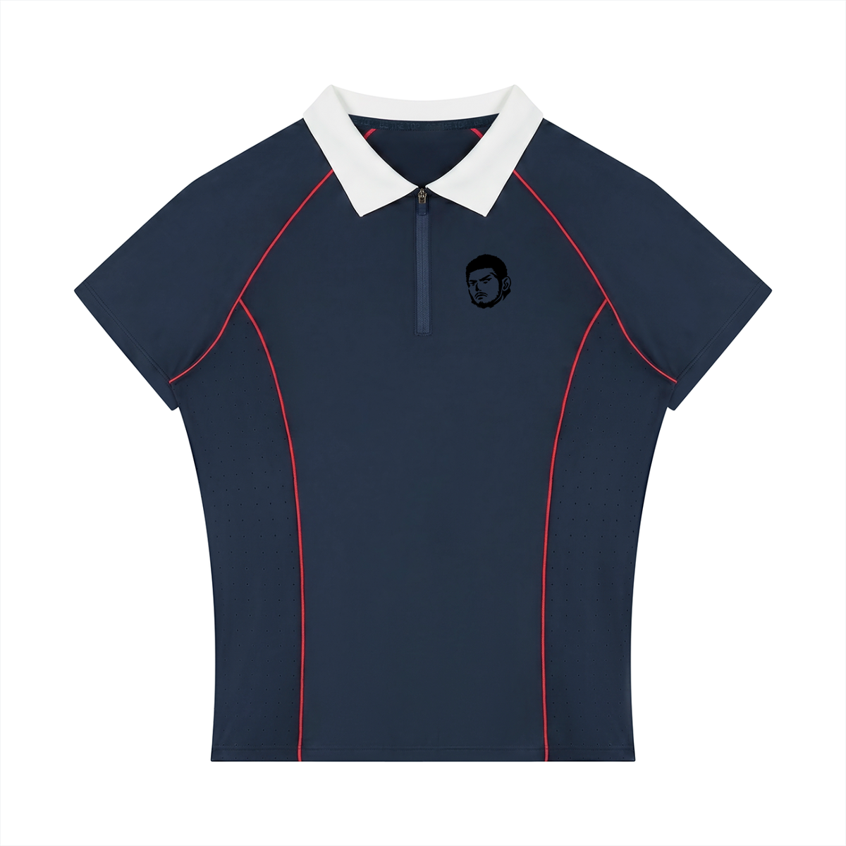 Overachievers Club' Women’s Slim Fit Quarter-Zip Polo Shirt