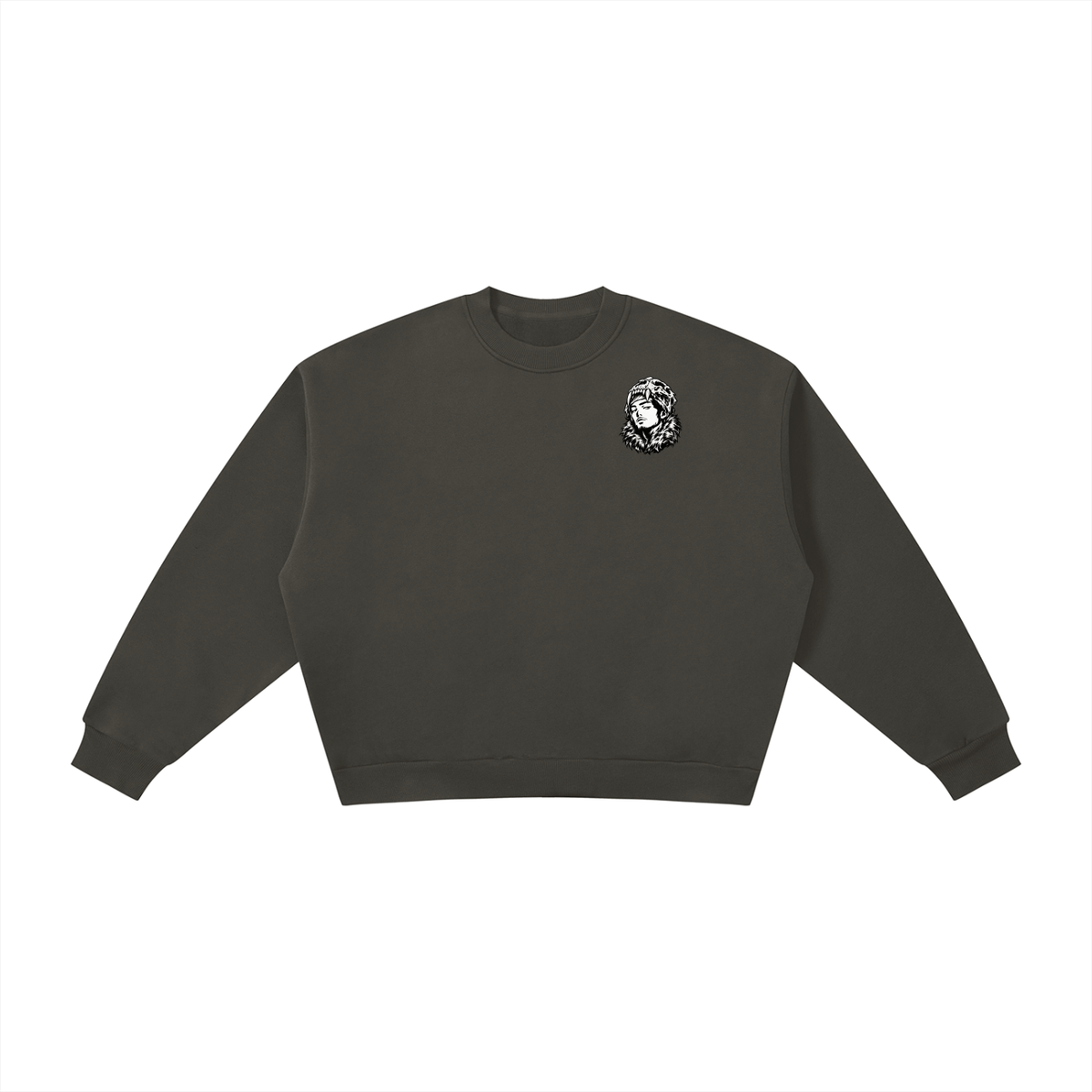 Overachievers Club' Oversized Fleece Boxy Hoodie, Sweatshirt, Sweatpant & Shorts Fit