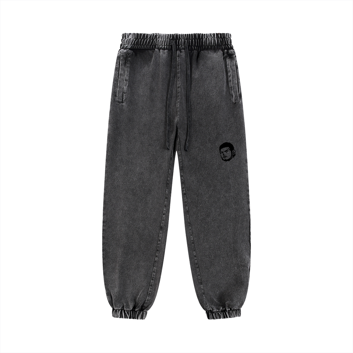 Overachievers Club' Snow Wash Oversized Zip-Up Hoodie & Sweatpant