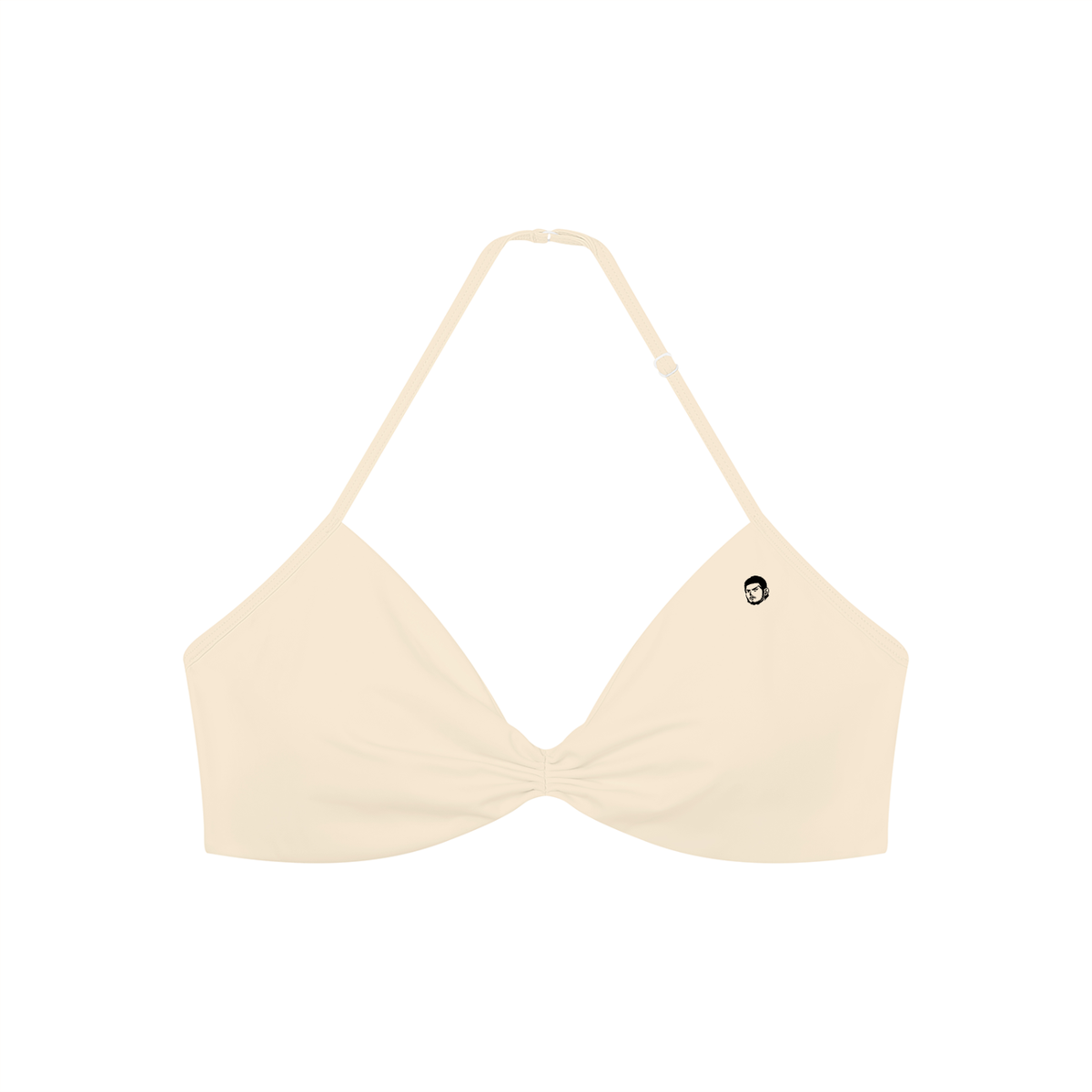 Women’s Ruched Halter-Neck Sports Bra