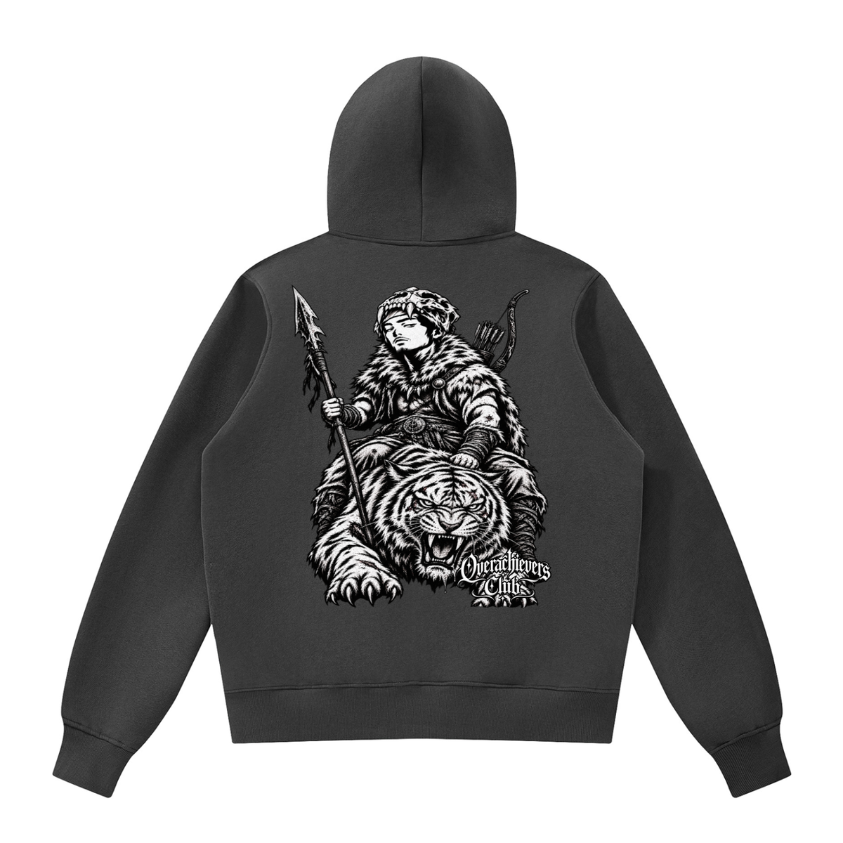 Overachievers Club' Oversized Fleece Boxy Hoodie, Sweatshirt, Sweatpant & Shorts Fit