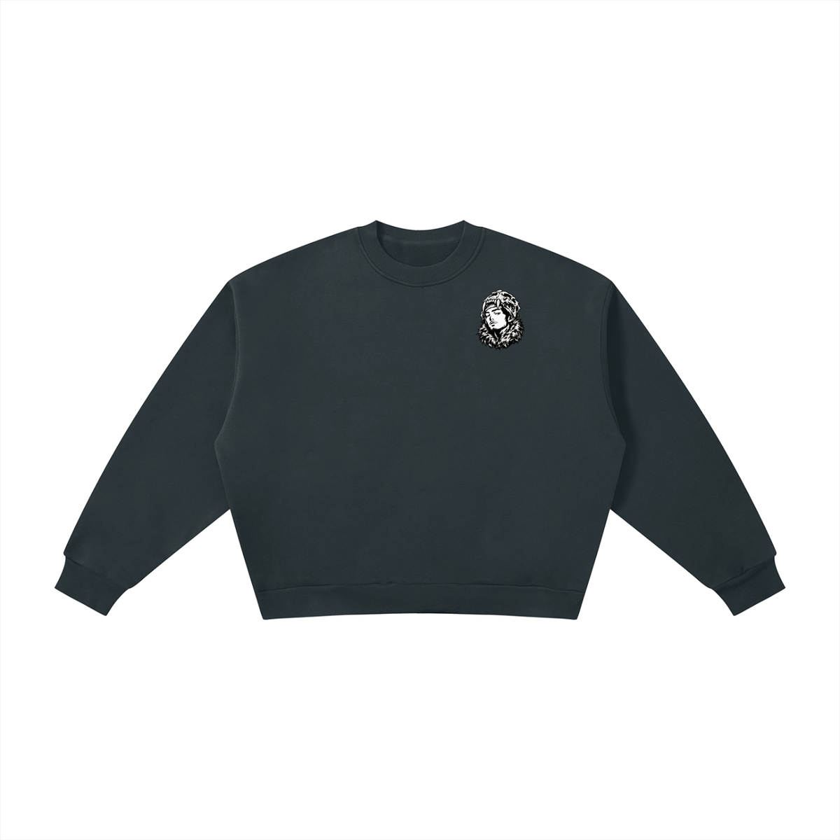 Overachievers Club' Oversized Fleece Boxy Hoodie, Sweatshirt, Sweatpant & Shorts Fit