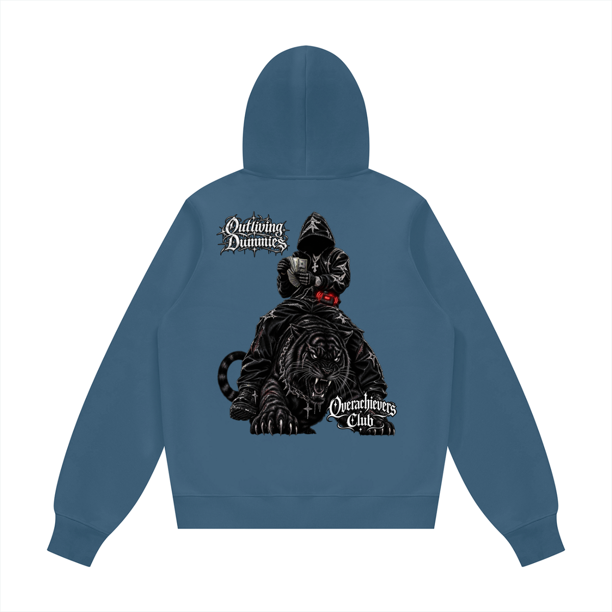 Overachievers Club' Oversized Boxy Fleece Hoodie, Sweatshirt, Sweatpant & Shorts Fit