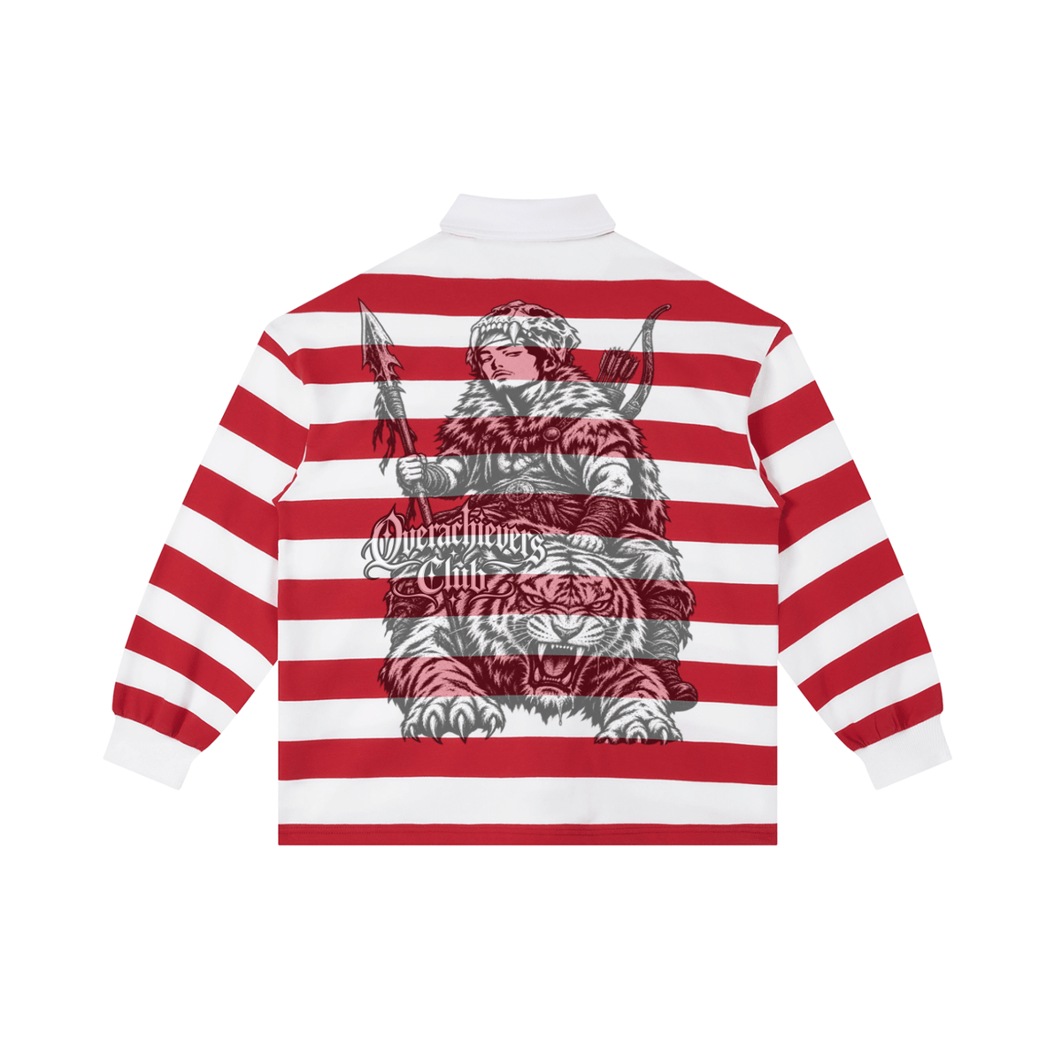Overachievers Club' Color Block Stripe Polo Shirt - ImThatSerious
