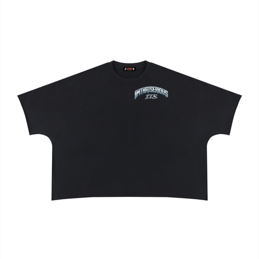Unisex Heavyweight Boxy Raw Edge T-Shirt