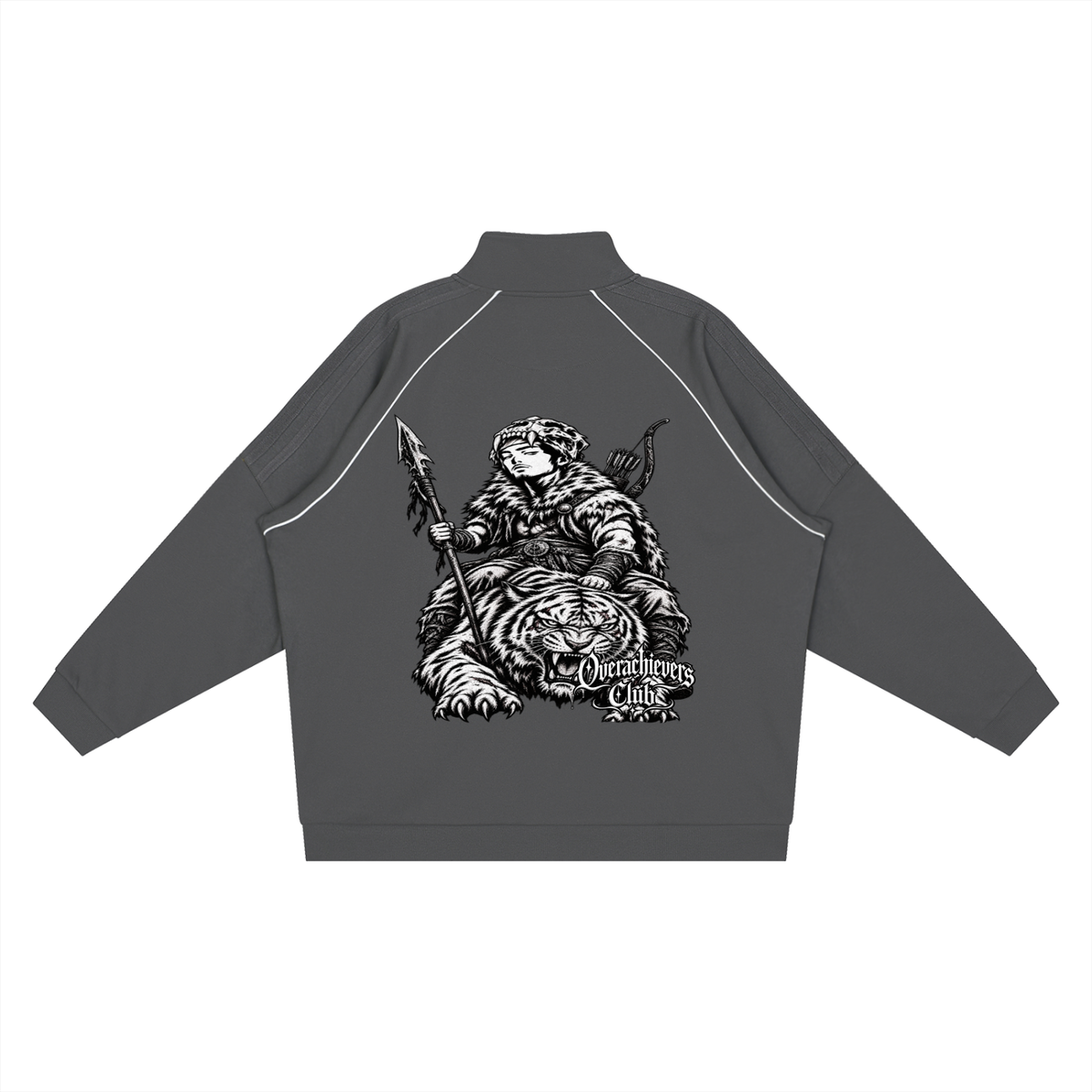 Overachievers Club' Reflection Striped Raglan Jacket & Sweatpants