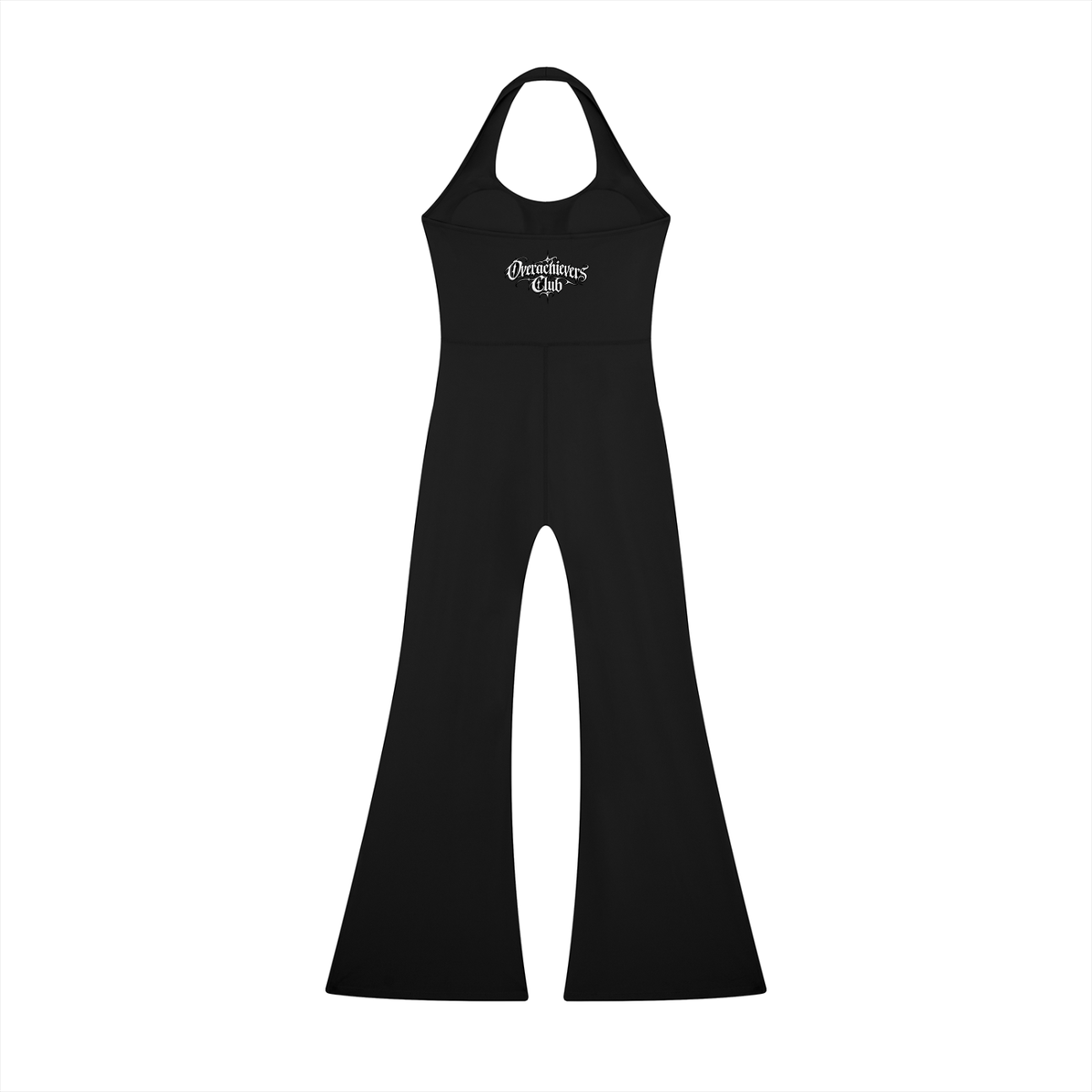 Overachievers Club' Women’s Halter Flared Jumpsuit
