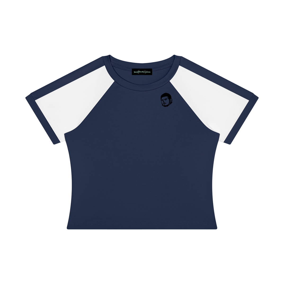 Overachievers Club' Women’s Slim Raglan Color Block T-Shirt