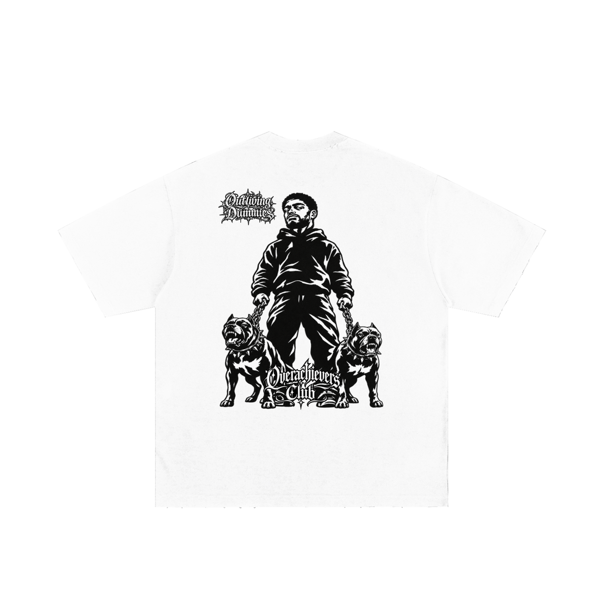 Overachievers Club' Hand-frayed T-Shirt
