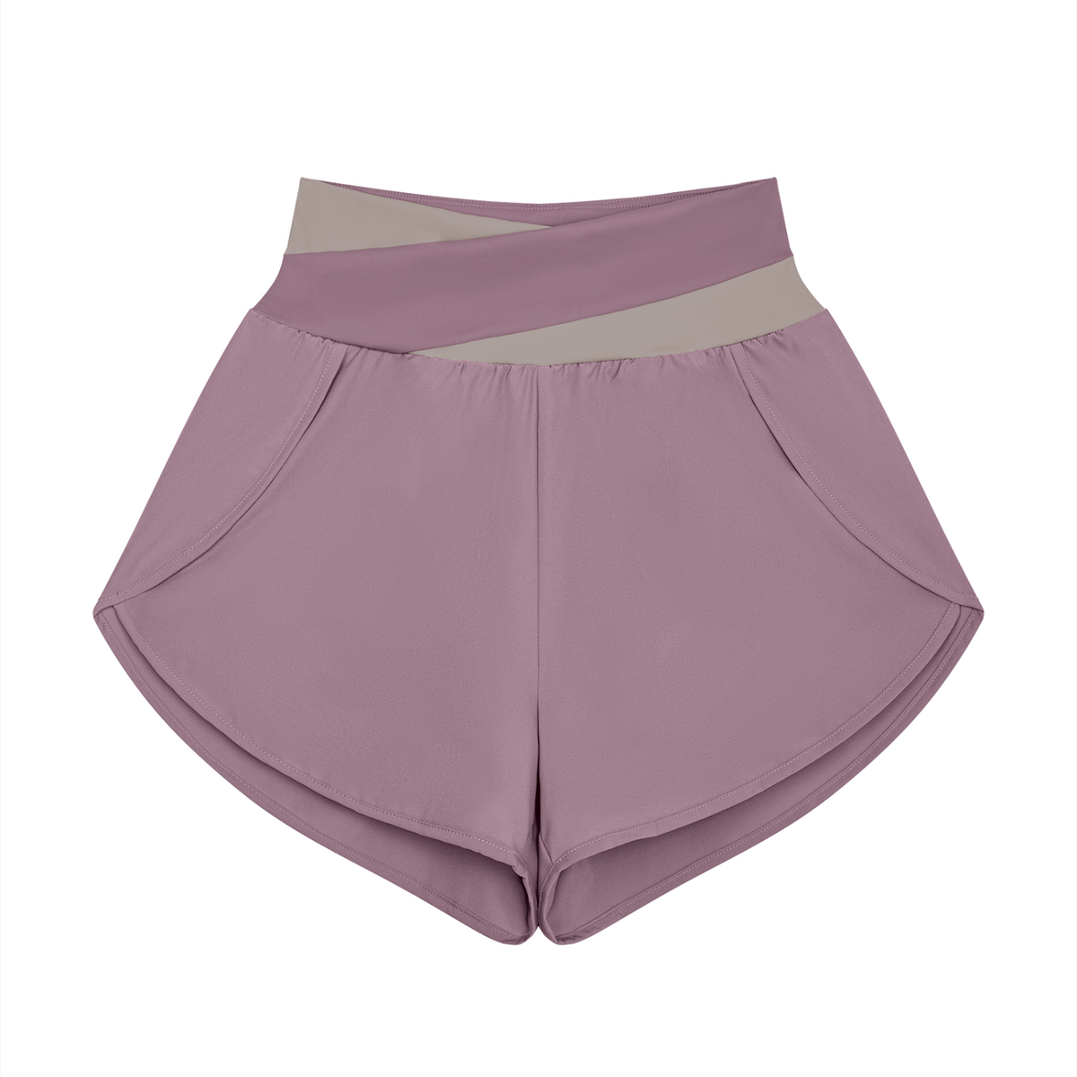Women's Color Block Yoga Tank Top & Shorts