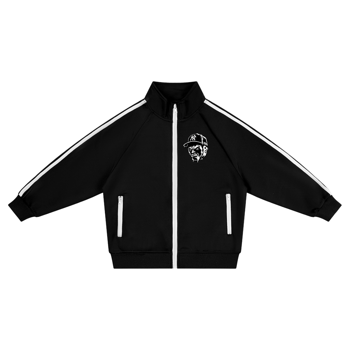 Serious1' Kids’ Contrast Tape Coach Jacket & Sweatpant Tracksuit