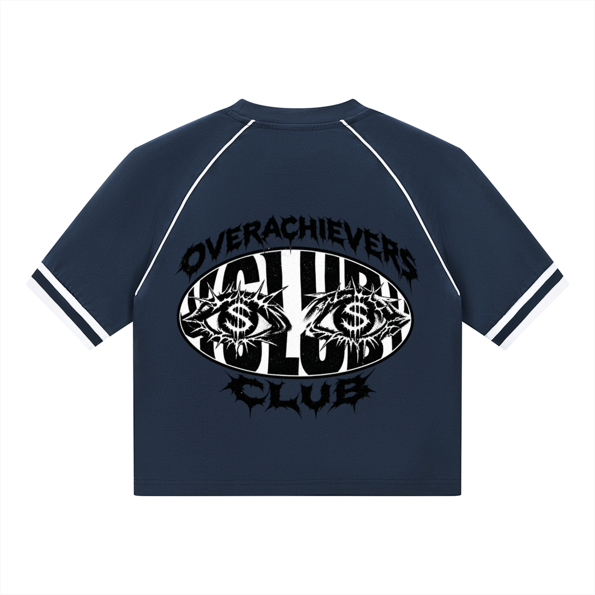 Overachievers Club' Women’s Raglan Ribbed T-Shirt