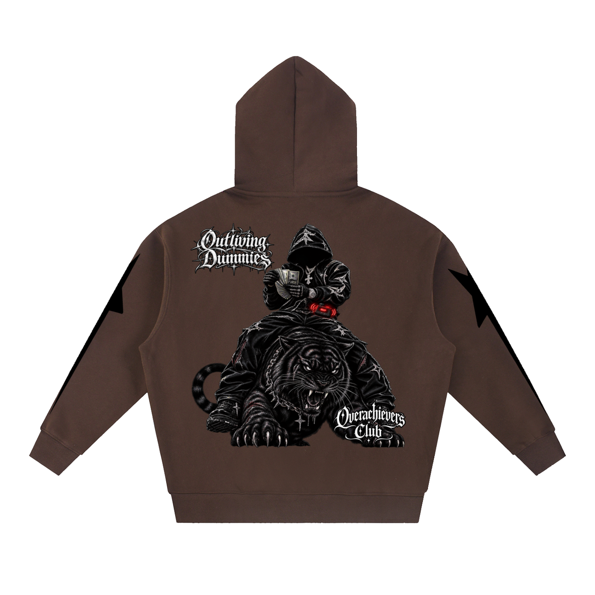 Overachievers Club' Oversized Boxy Fleece Hoodie, Sweatshirt, Sweatpant & Shorts Fit