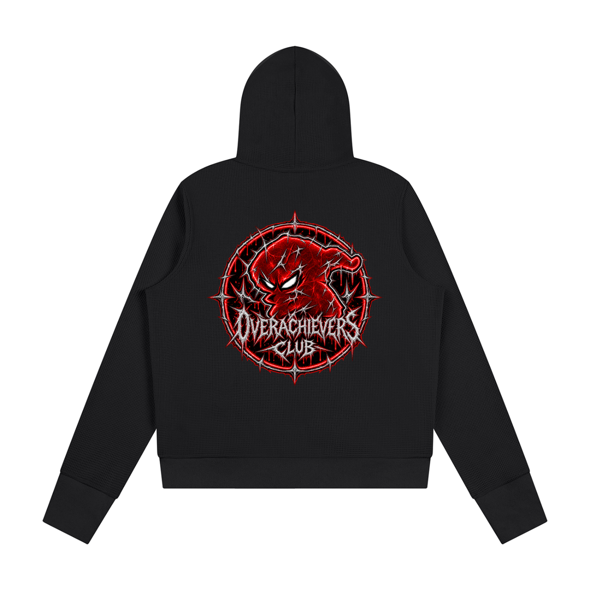 Overachievers Club' Women's Waffle Full Zip Hoodie