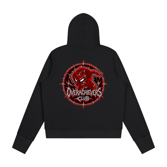 Overachievers Club' Women's Waffle Full Zip Hoodie