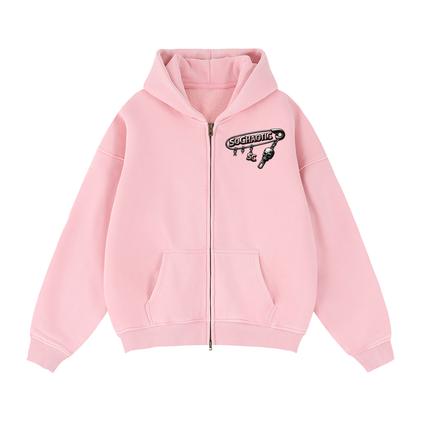 SoChaotic' Zip Fleece Hoodie