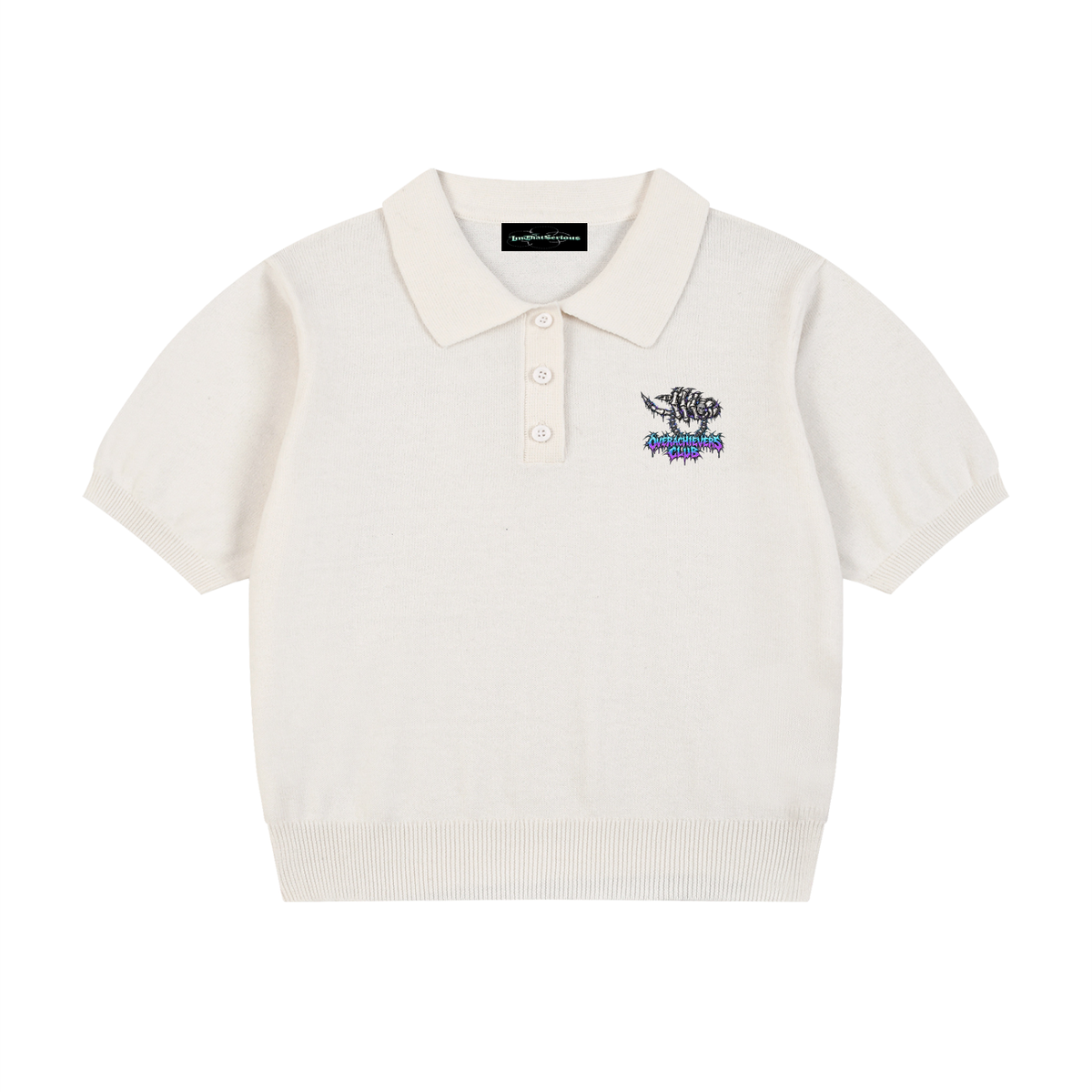 Overachievers Club' Women’s Knit Polo Shirt