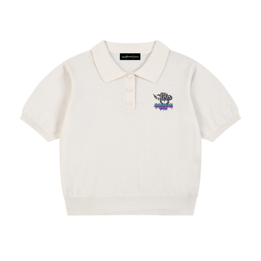 Overachievers Club' Women’s Knit Polo Shirt