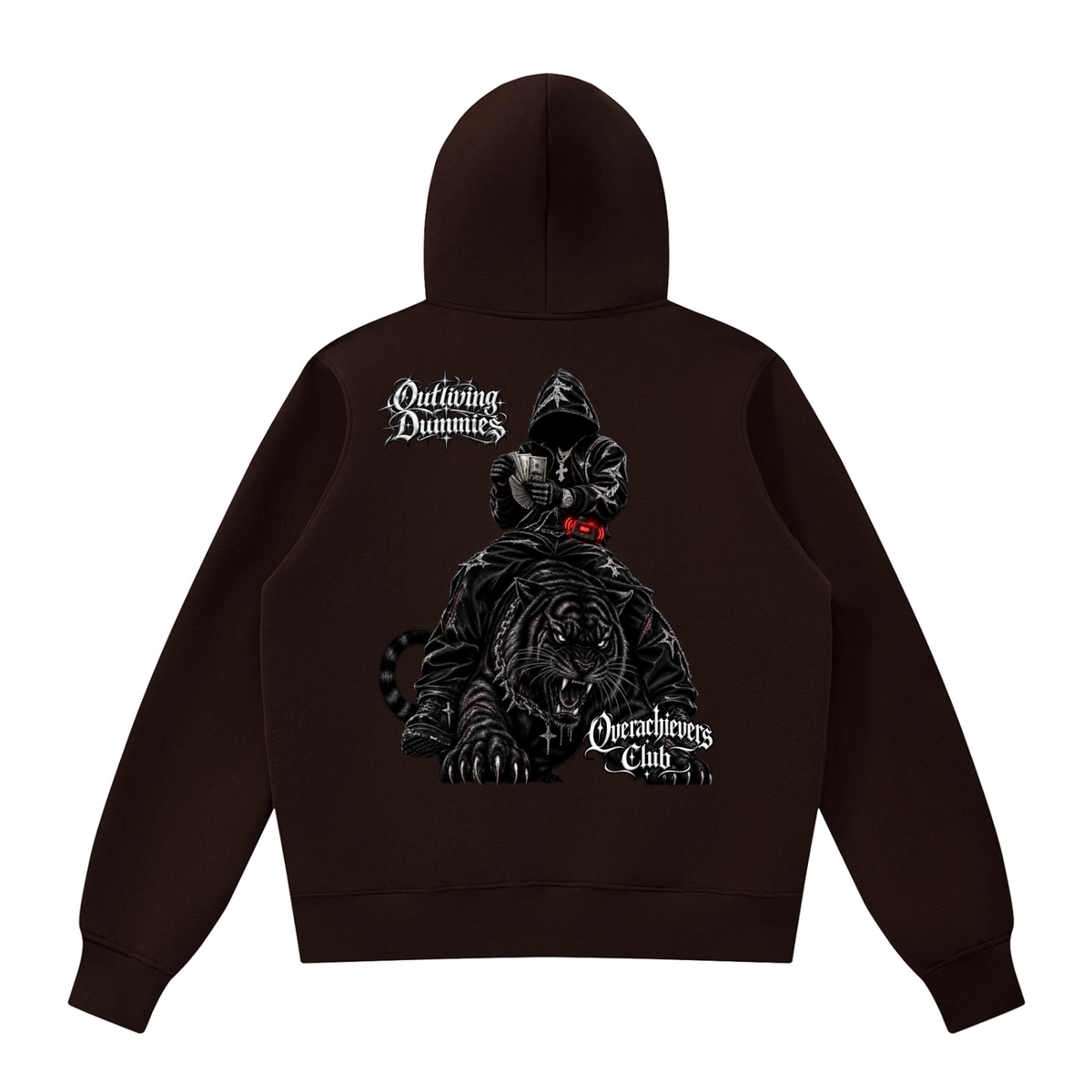 Overachievers Club' Oversized Boxy Fleece Hoodie, Sweatshirt, Sweatpant & Shorts Fit