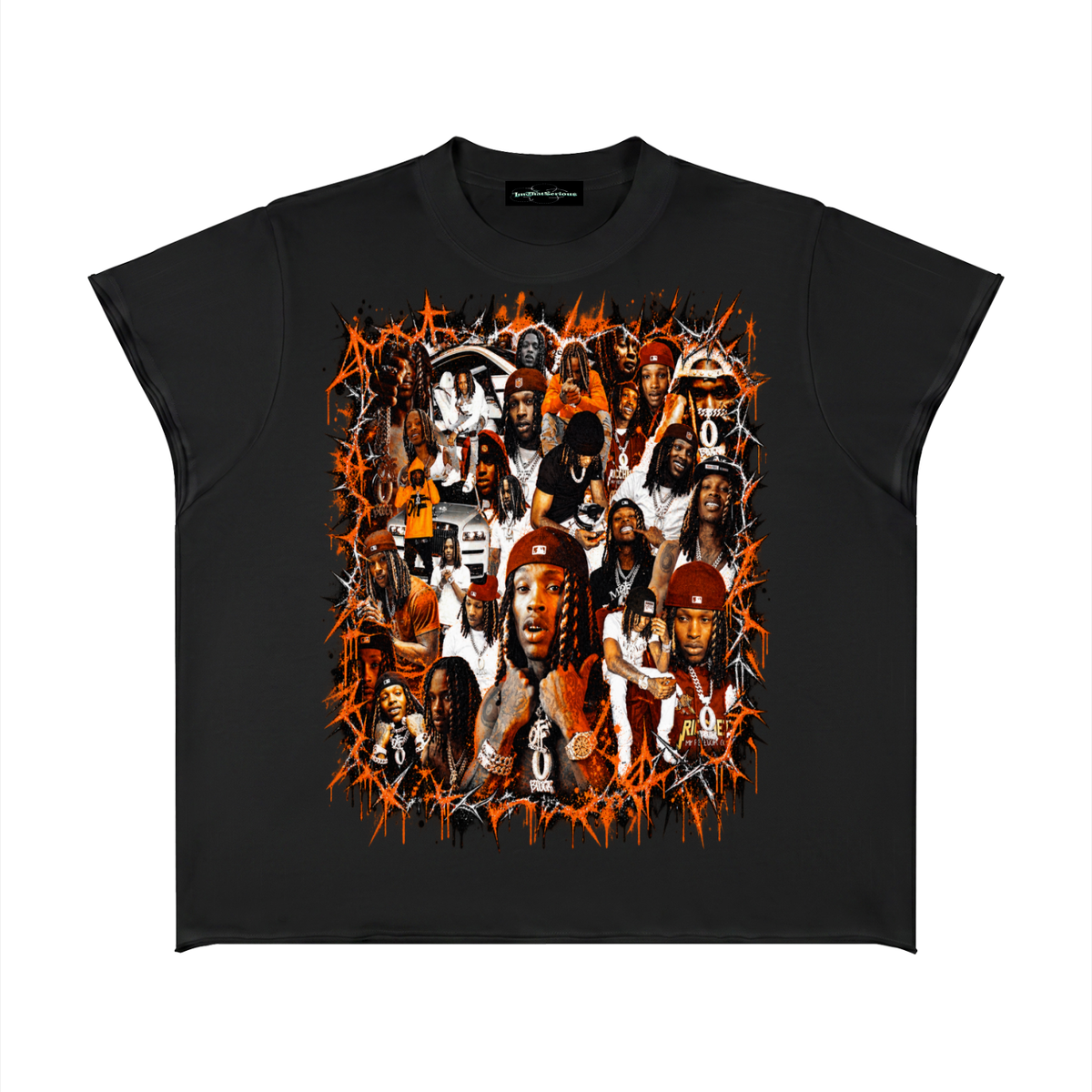 Von' Boxy Raw Edge T-Shirt