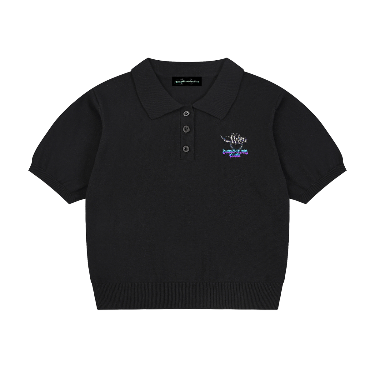 Overachievers Club' Women’s Knit Polo Shirt